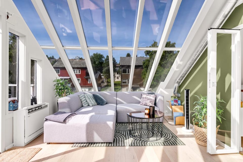 Amazing Sky Loft with Glass Roof & Panorama views Apartment in Tromso