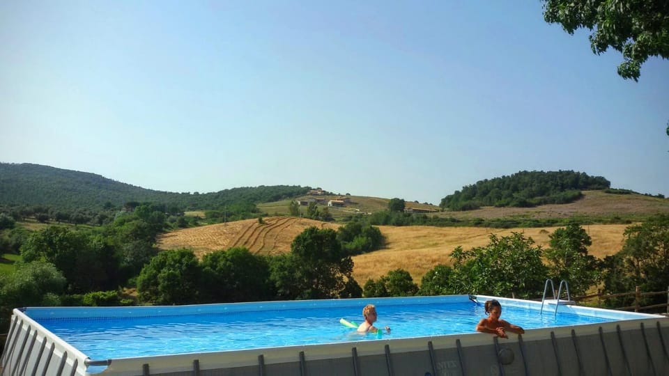 Children play ground, Pool view, Swimming pool, group of guests