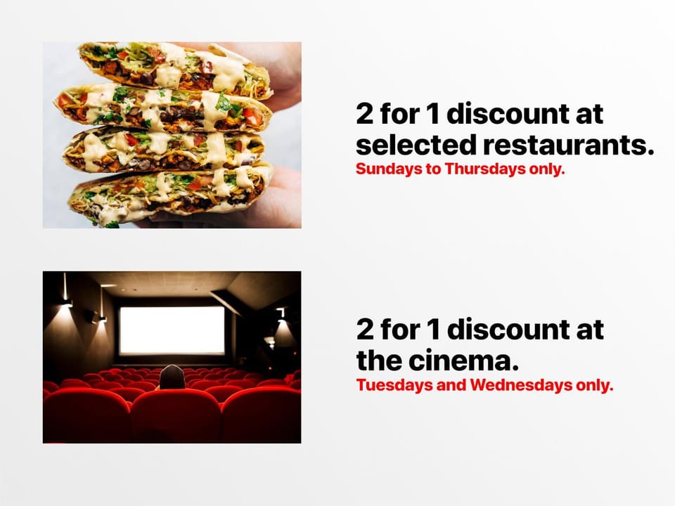 Restaurant/places to eat, Evening entertainment