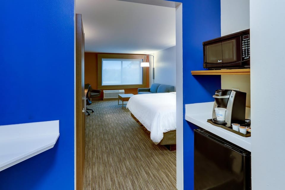 Coffee/tea facilities, Kitchen or kitchenette, Photo of the whole room, Bedroom, minibar