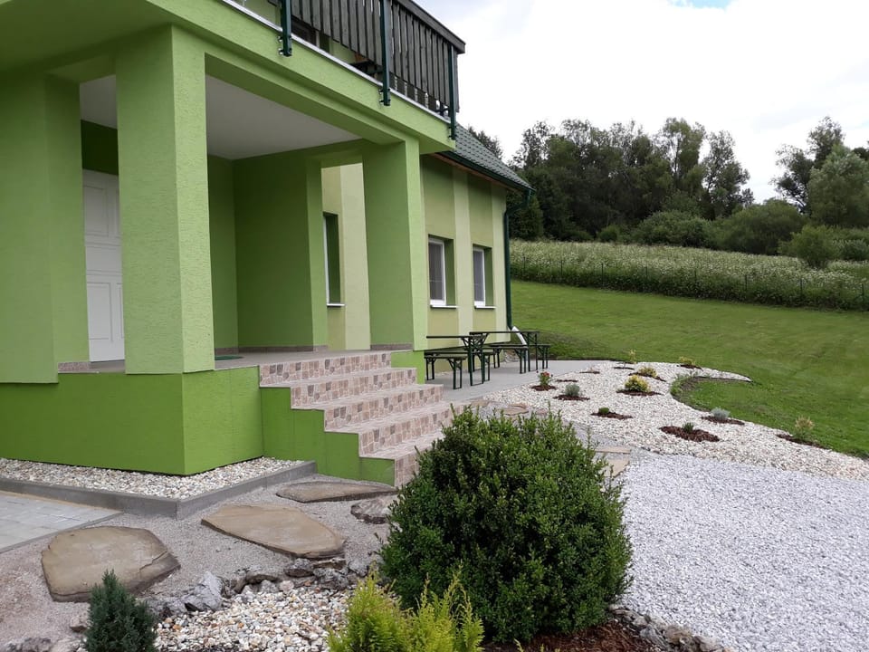 Property building, Garden view