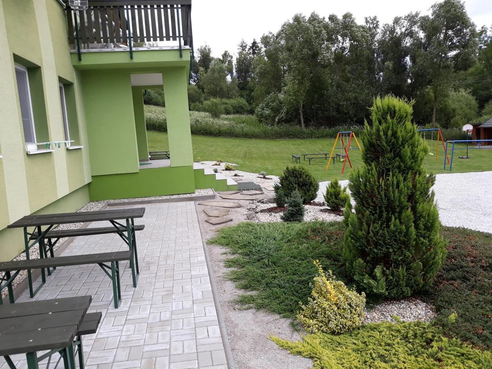 Property building, Garden, Garden view