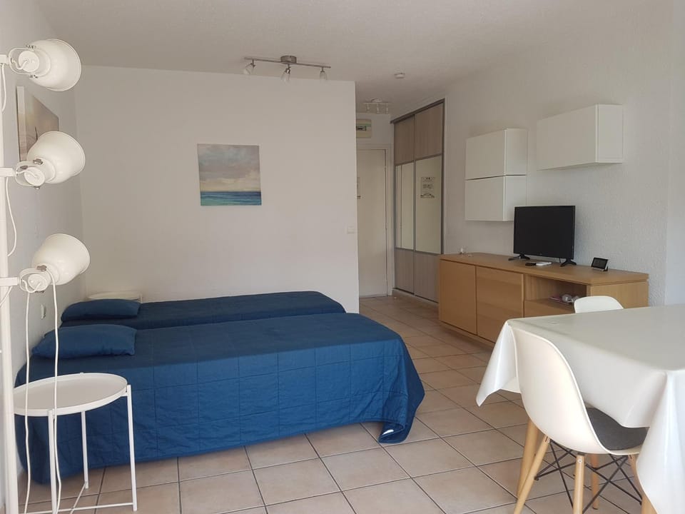 Studio clim. proche plage, commerces & gare avec WiFi, parking en option - FR-1-466A-15 Apartment in Saint-Raphael