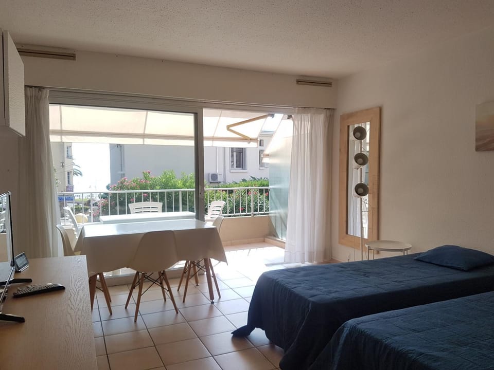 Studio clim. proche plage, commerces & gare avec WiFi, parking en option - FR-1-466A-15 Apartment in Saint-Raphael