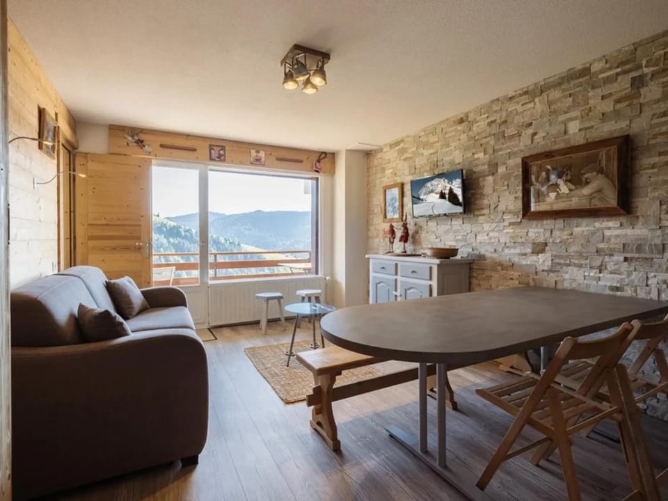 Appartement 3*, 6 pers., animaux admis, garage, vue montagne Apartment in La Clusaz