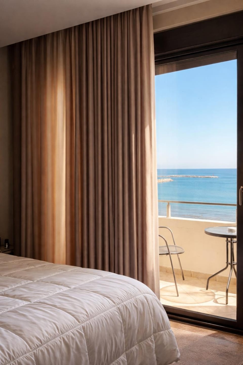 Bedroom, Sea view