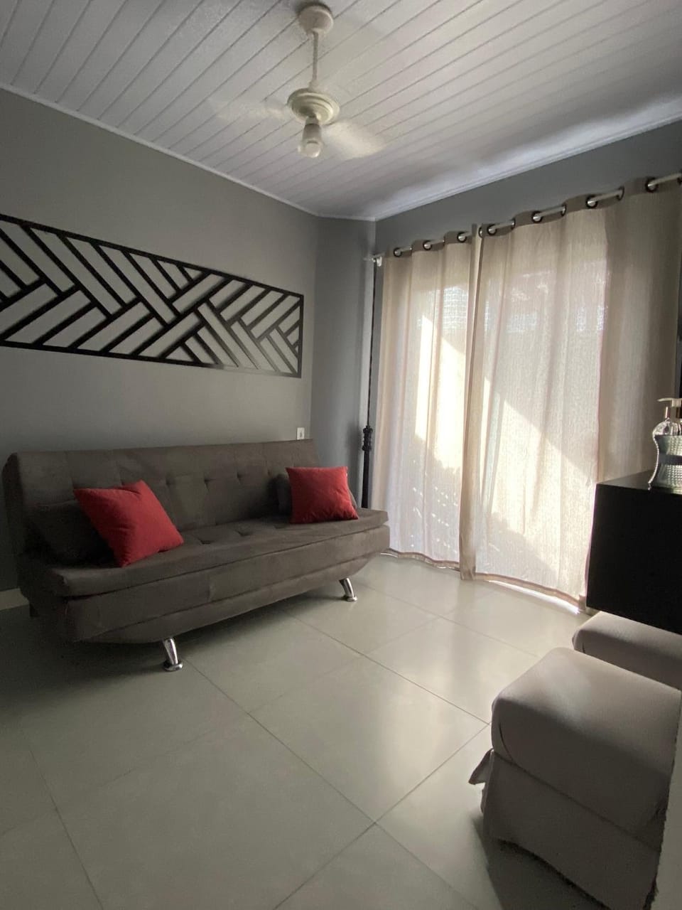 Living room, fireplace