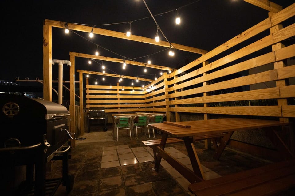 Property building, BBQ facilities