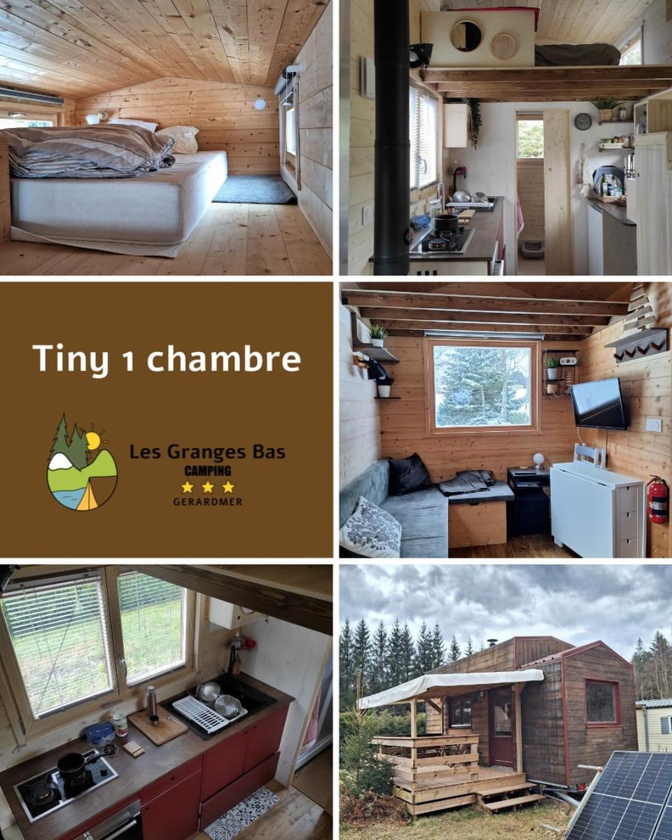 Tiny House - Cottages - Mobilhomes - Camping Les Granges Bas Campground/ 
RV Resort in Gérardmer