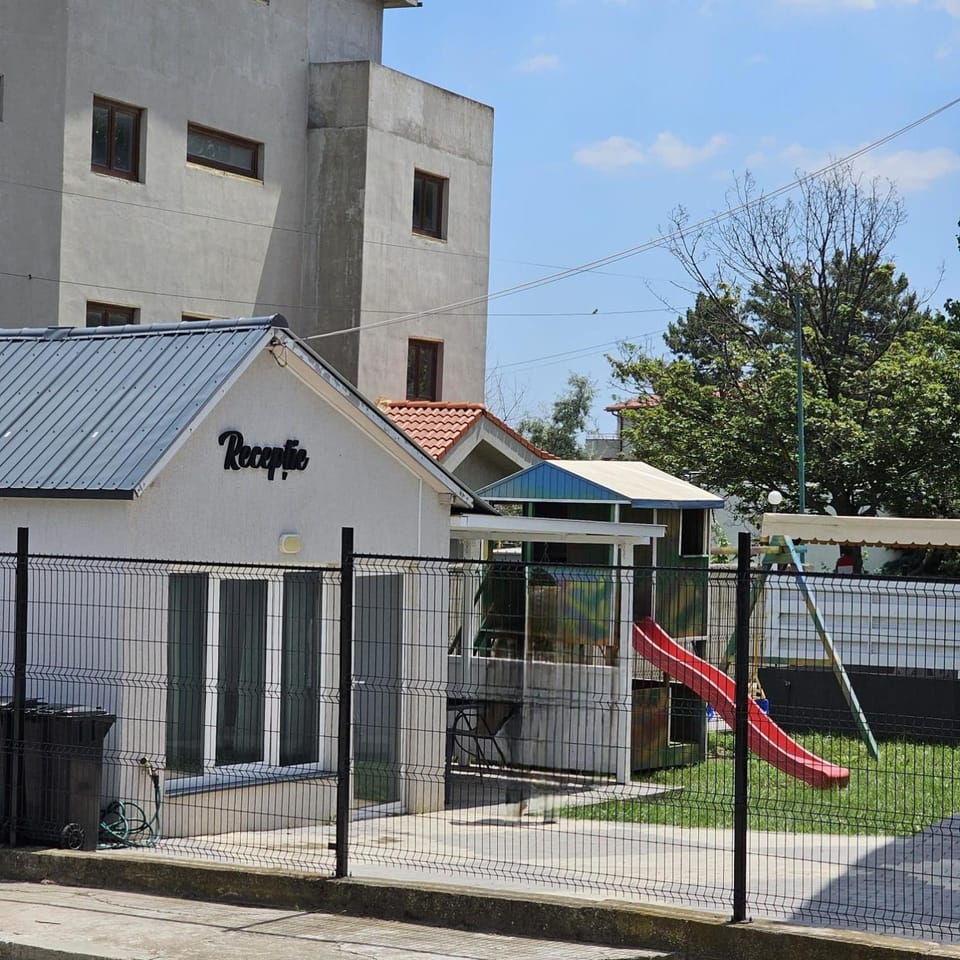 Property building, Day, Children play ground