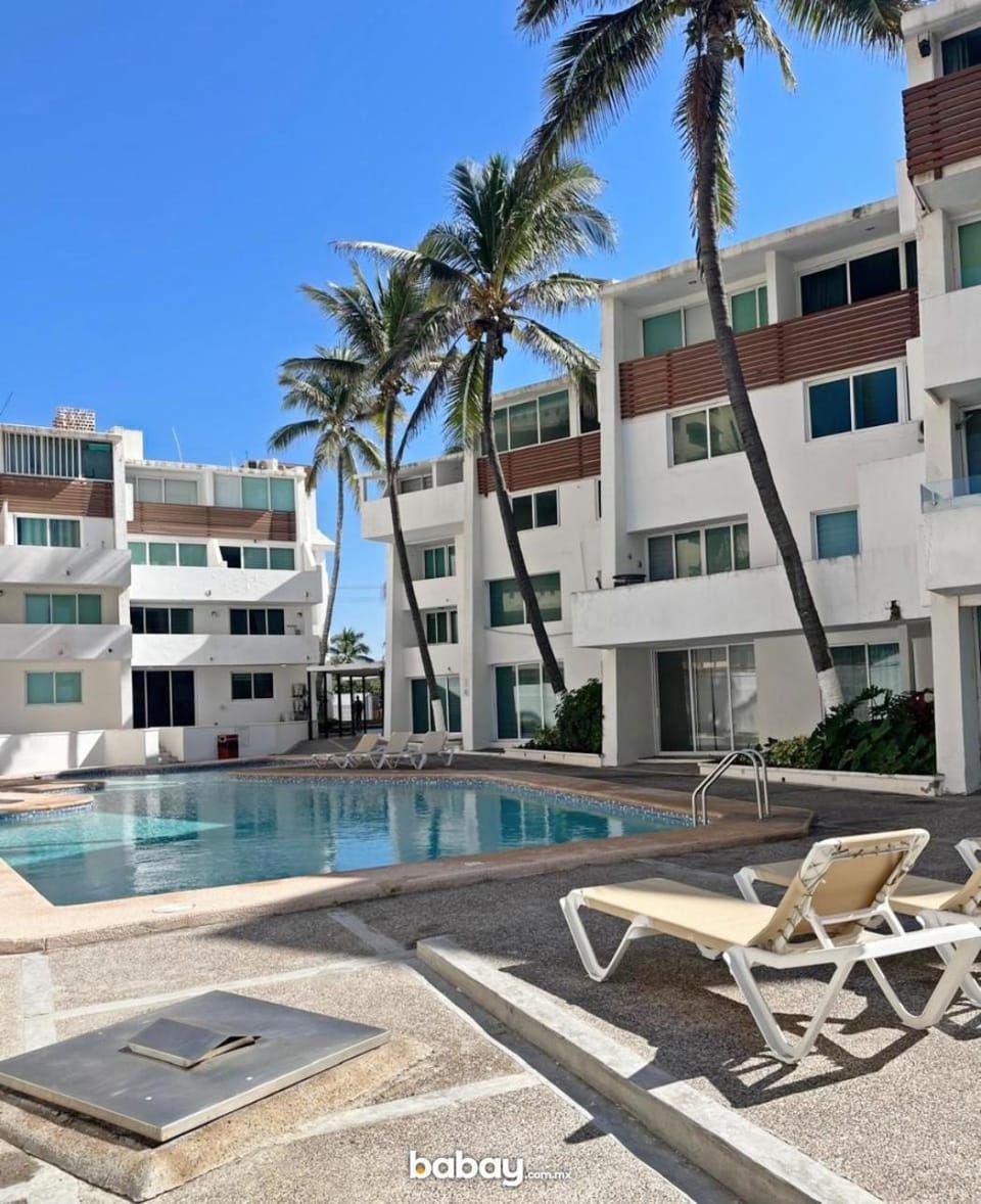 Property building, Pool view, Swimming pool