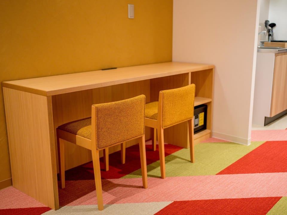 Seating area, safe