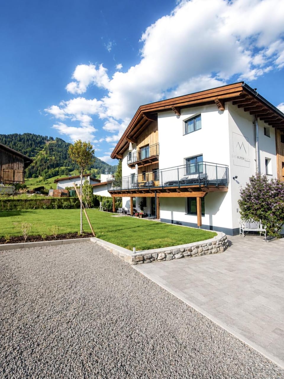Property building, Garden, Mountain view