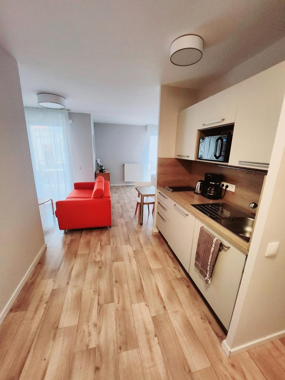 Kitchen or kitchenette, Living room