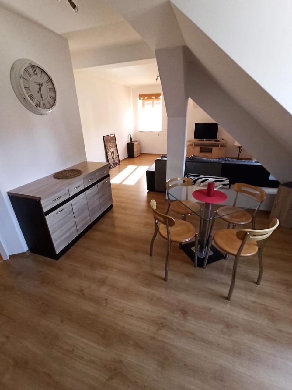 Living room, Seating area, Dining area
