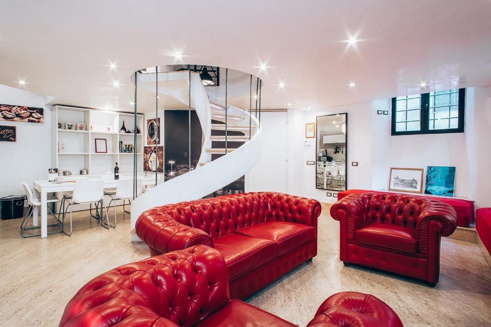 Living room, Seating area, Dining area