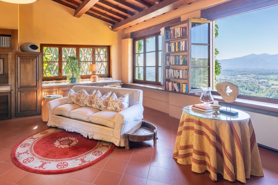 Natural landscape, Seating area, Mountain view