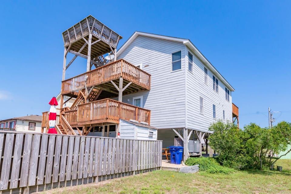 Dream of Jeanne - Nags Head MP 12, Ocean View, 60 Yds to Beach, Pool Table, Pool, Hot Tub House in Nags Head