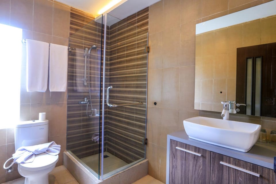 Shower, Toilet, Bathroom, towels