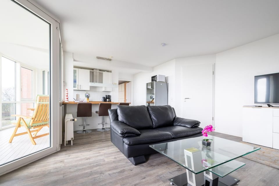 Komfortable Ferienwohnung für 2 am Südstrand mit Wintergarten & Meerblick Wohnung 12 Apartment in Wilhelmshaven