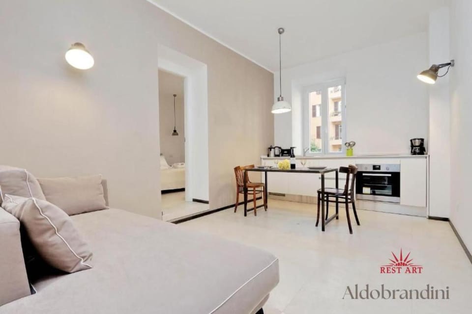 Kitchen or kitchenette, Living room, Photo of the whole room, Seating area, Dining area