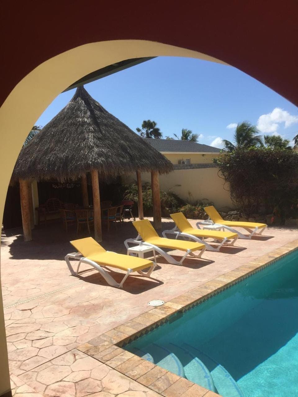Garden view, Swimming pool, sunbed