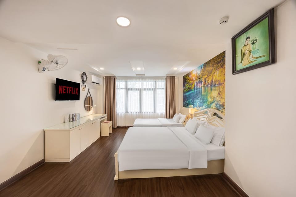 Bedroom, air conditioner