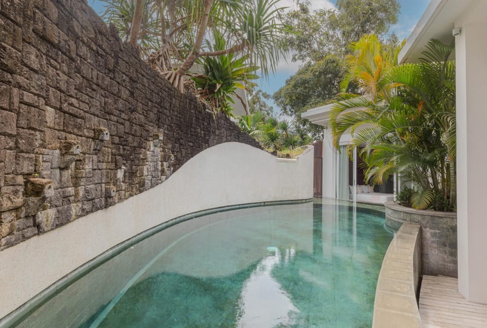 Day, Natural landscape, Garden, Garden view, Pool view, Swimming pool