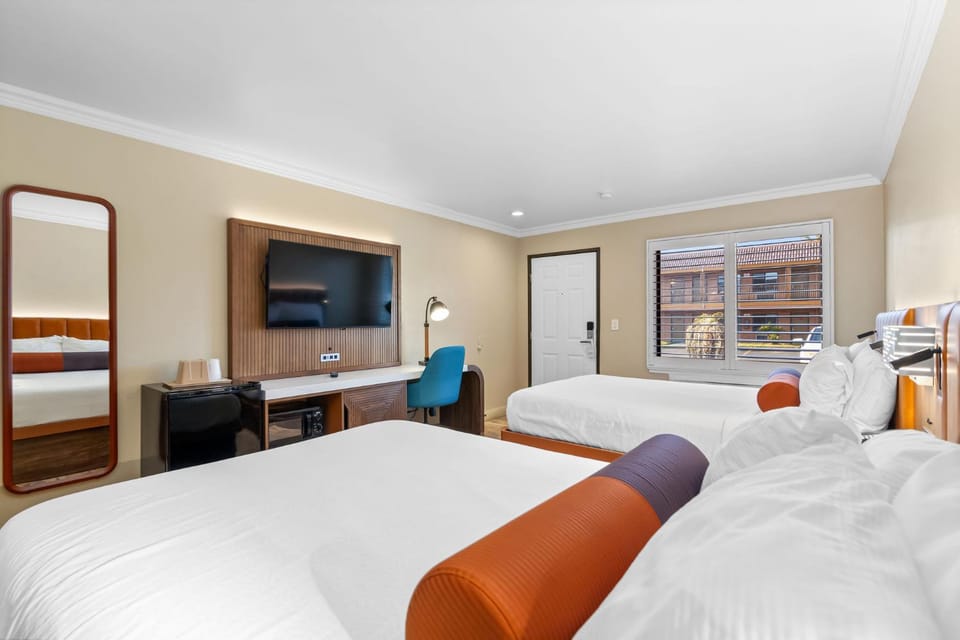 Bed, TV and multimedia, Photo of the whole room, Bedroom