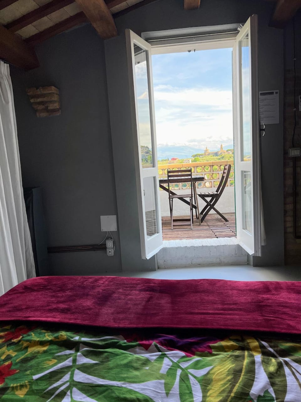 View (from property/room), Balcony/Terrace, Bedroom