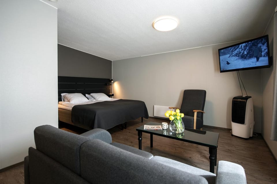 Bed, Living room, Photo of the whole room