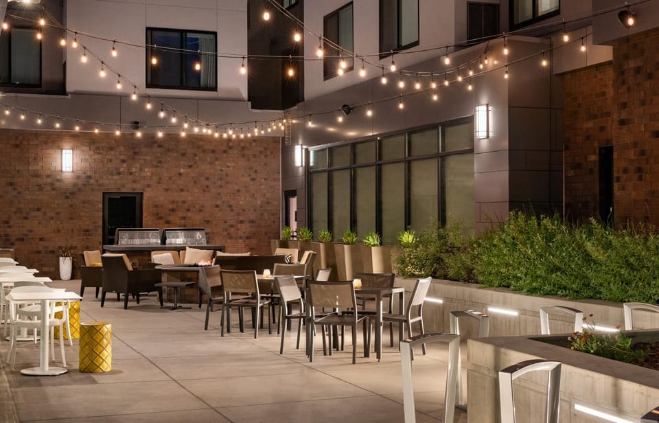 Patio, Balcony/Terrace, Inner courtyard view