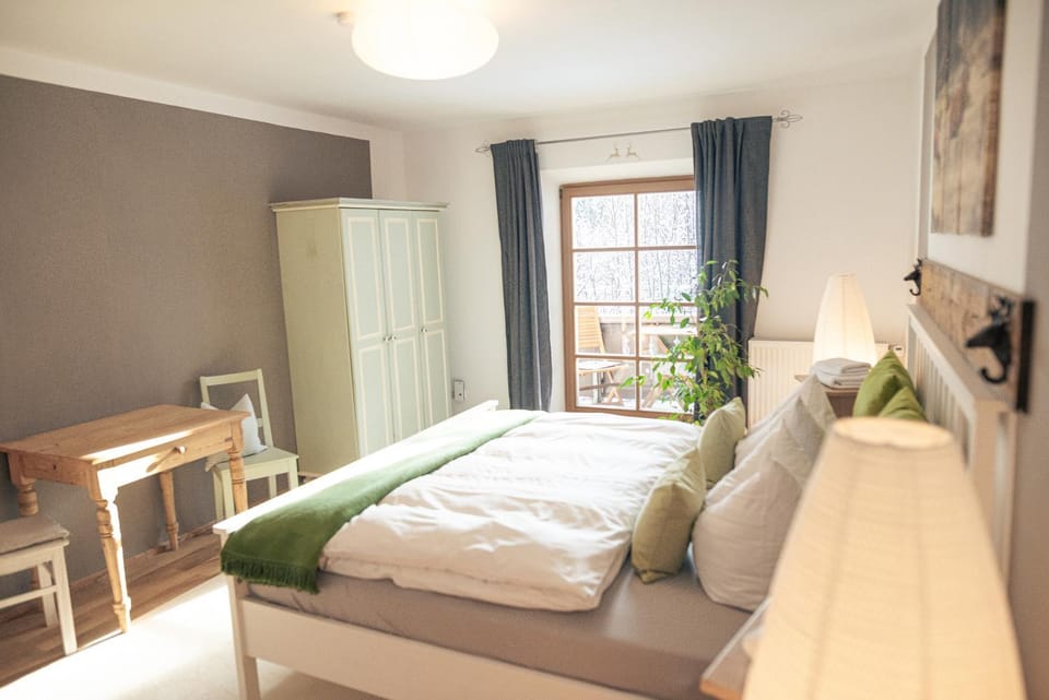 Balcony/Terrace, Seating area, Bedroom, Mountain view, Sunset, wardrobe