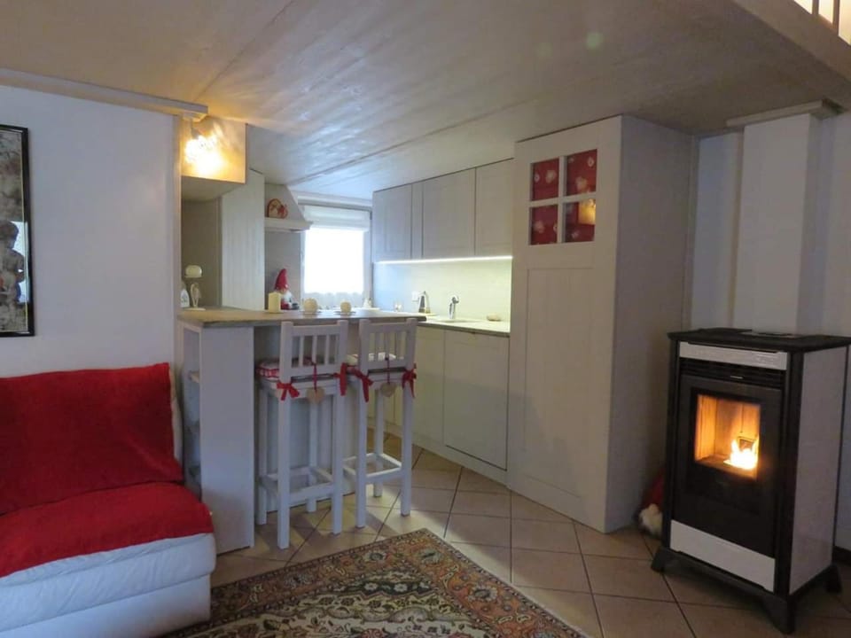 Kitchen or kitchenette, Living room, Seating area, Dining area, flat iron, pet friendly, stove