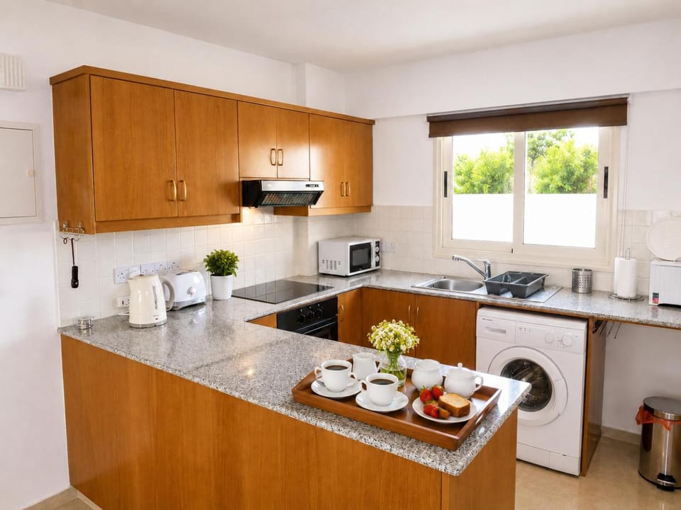 microwave, washing machine, kitchen