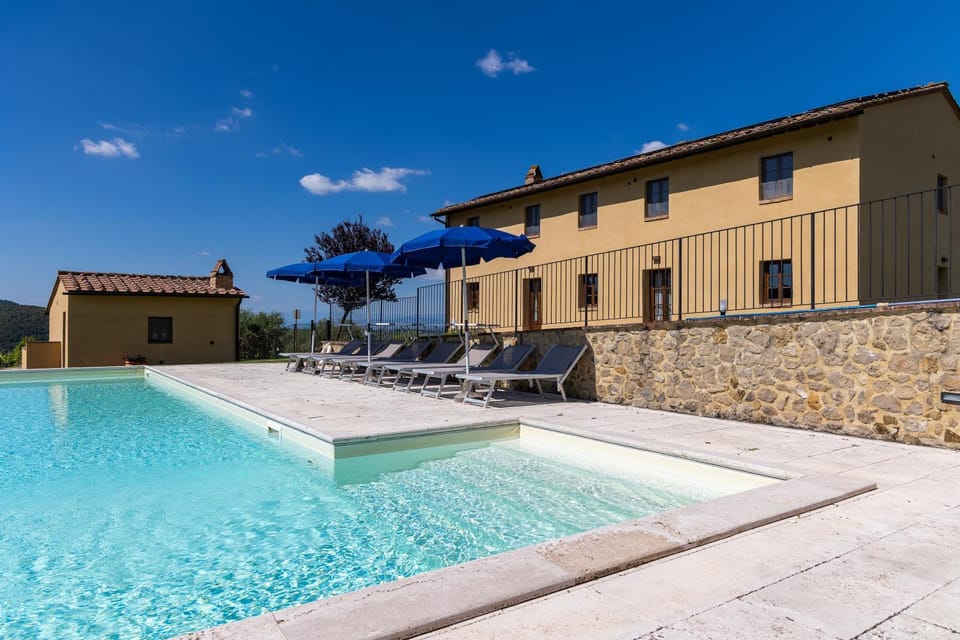 Property building, Pool view, Swimming pool, sunbed