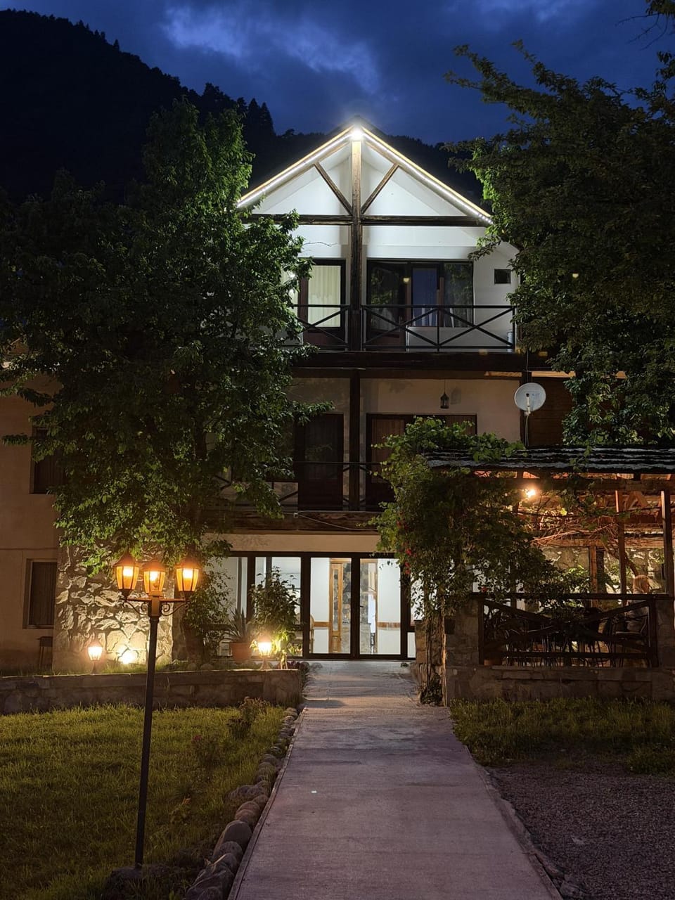 Night, Garden view