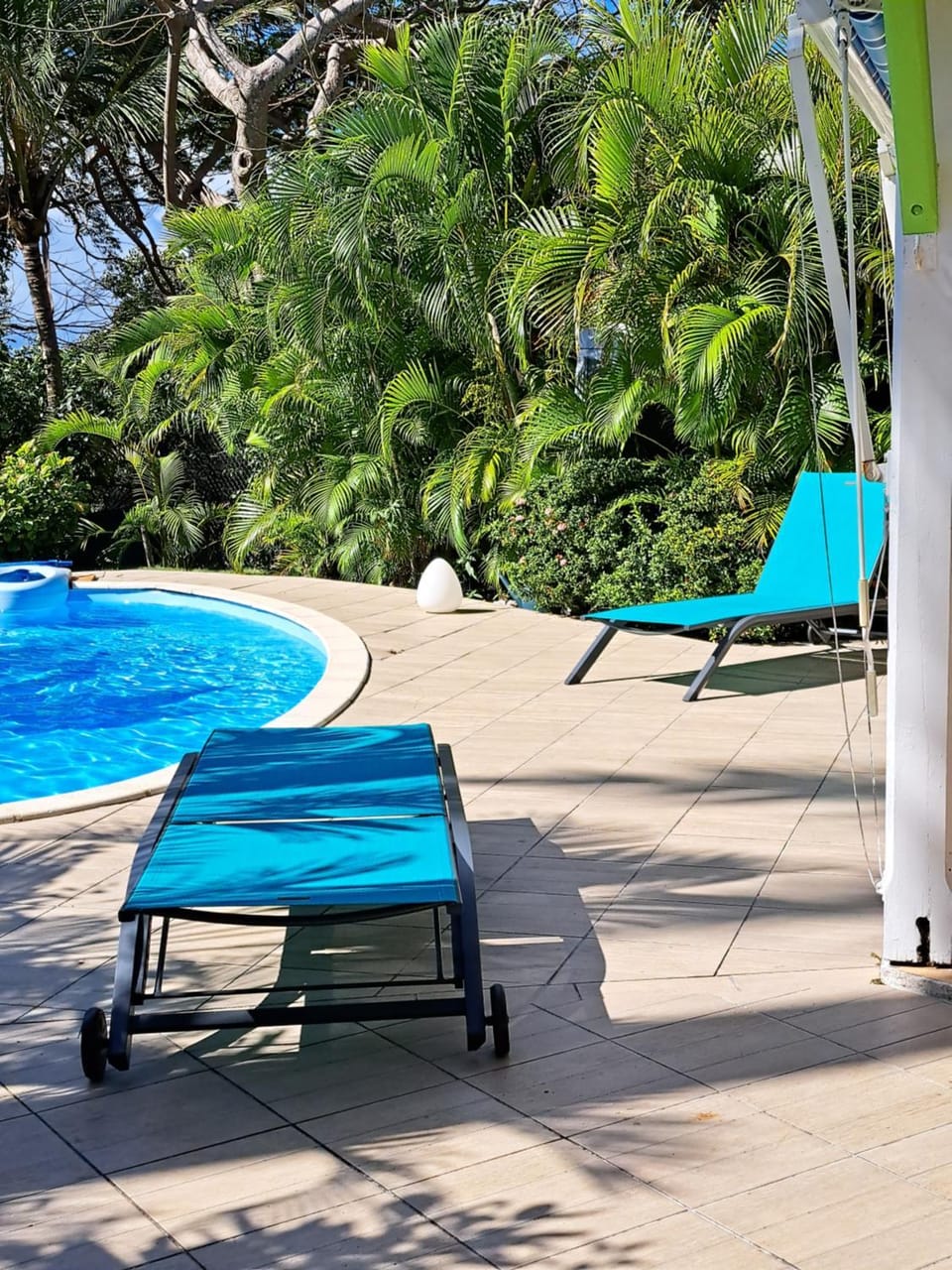 Garden view, Swimming pool, sunbed