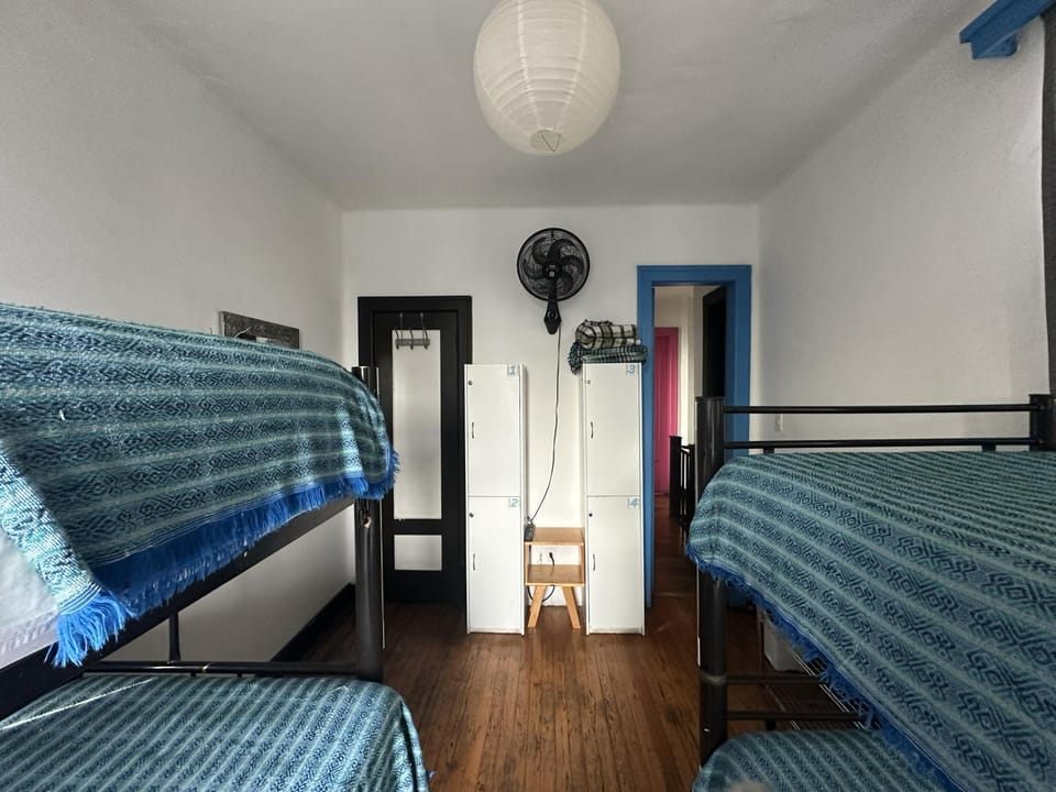 Bedroom, bunk bed, locker