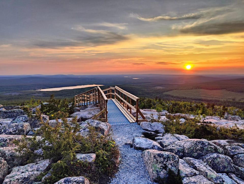 Natural landscape, Sunset