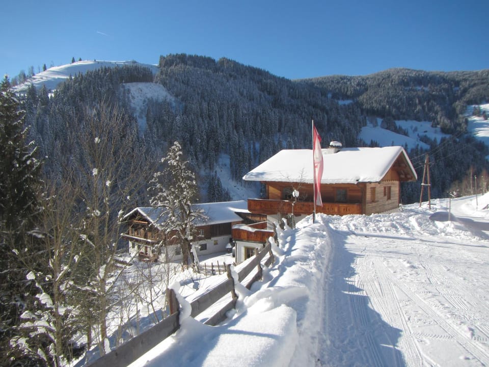 Natural landscape, Winter, Mountain view