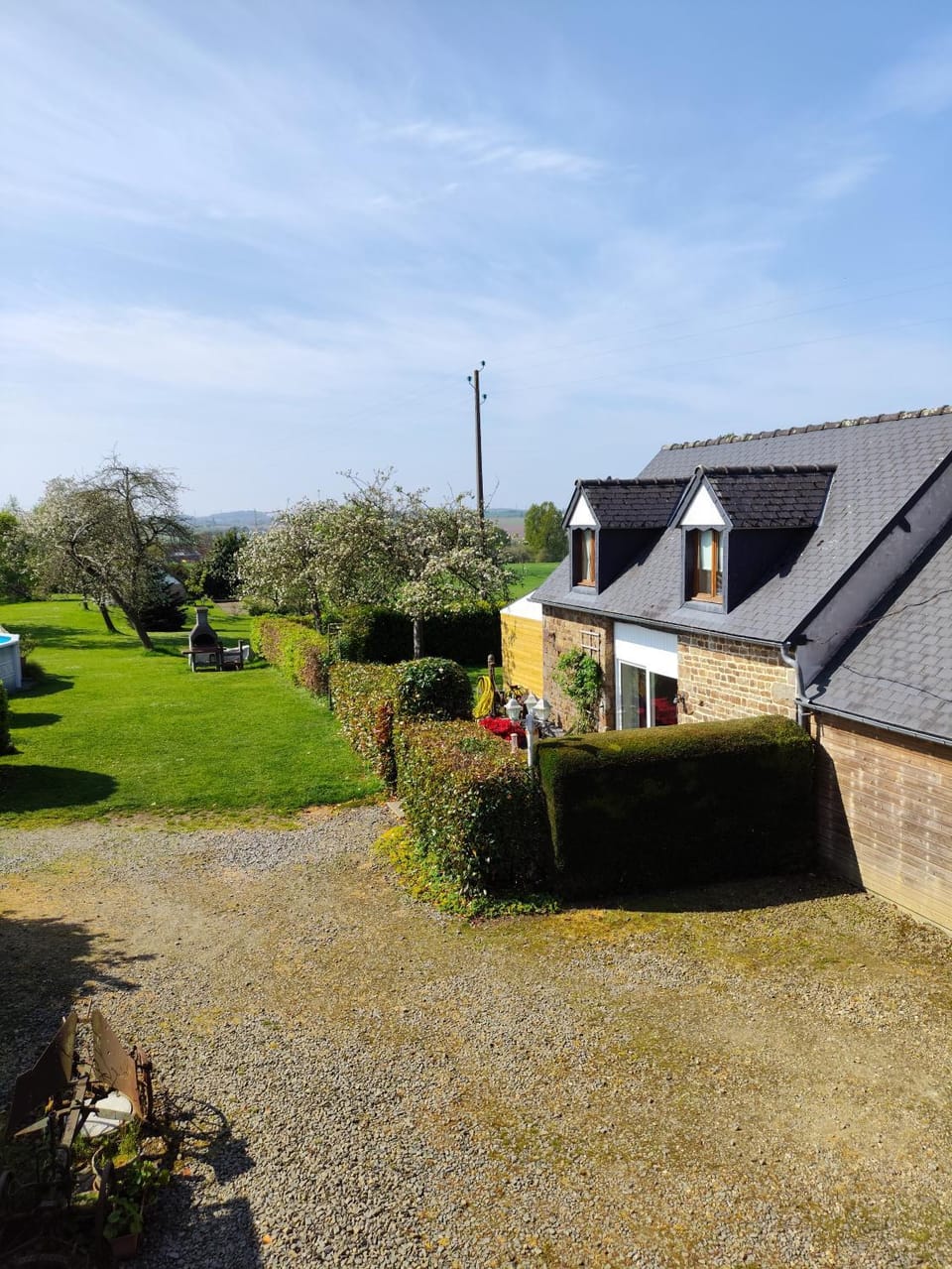 Property building, Garden view