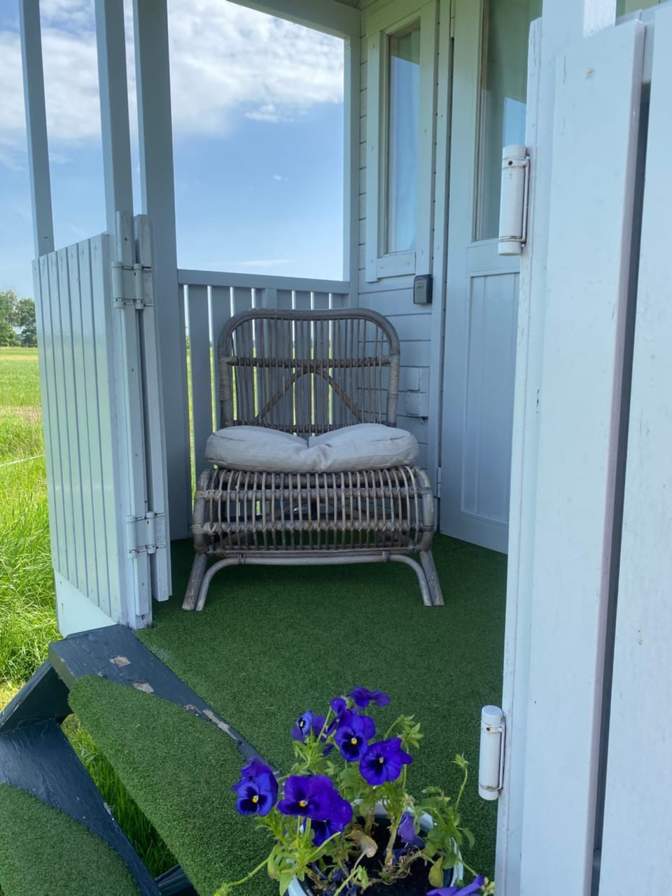 Pipowagen op Camperplaats Vechtdal Bed and Breakfast in Overijssel (province)