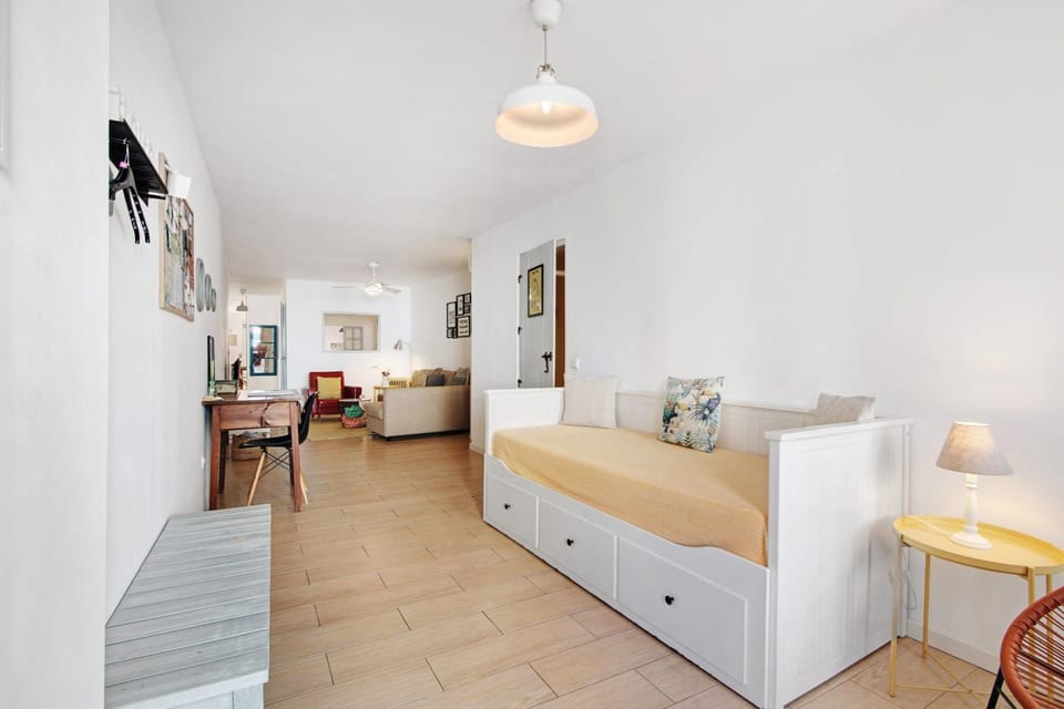 Property building, Living room, Bedroom
