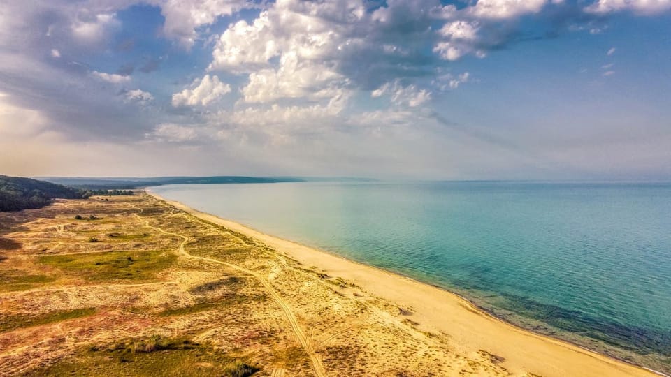 Natural landscape, Bird's eye view, Beach, Hiking