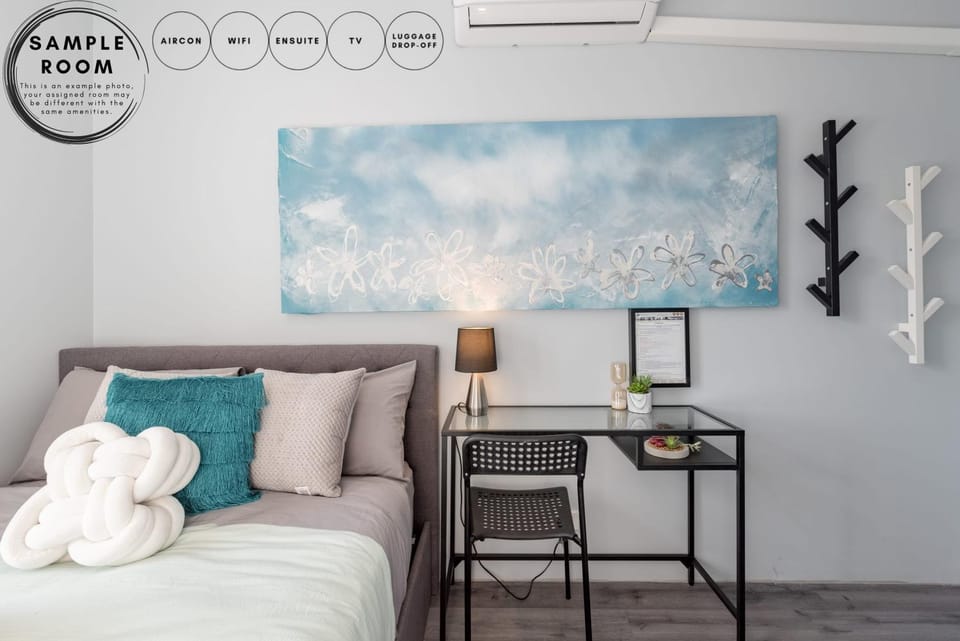 Luxe Ensuite Double Room - AC - Next to Central&CBD - Near Darling Harbour& Chinatown& USYD& UTS House in Surry Hills