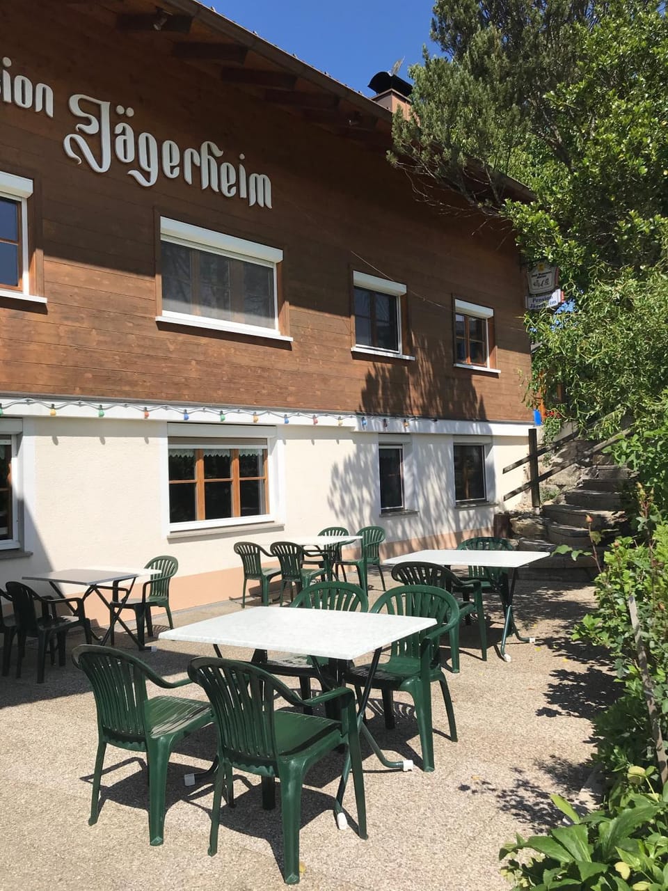 Property building, Patio