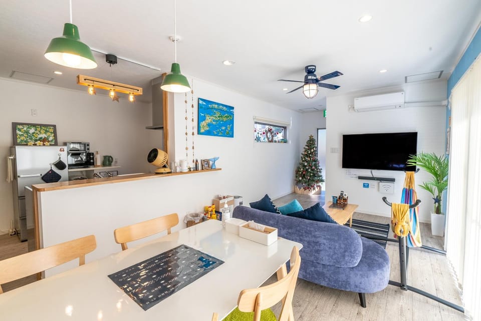 #3LDK一軒家 #長期滞在可能 #海まで4分-- Starry Sky Resort Okinawa -- House in Okinawa Prefecture