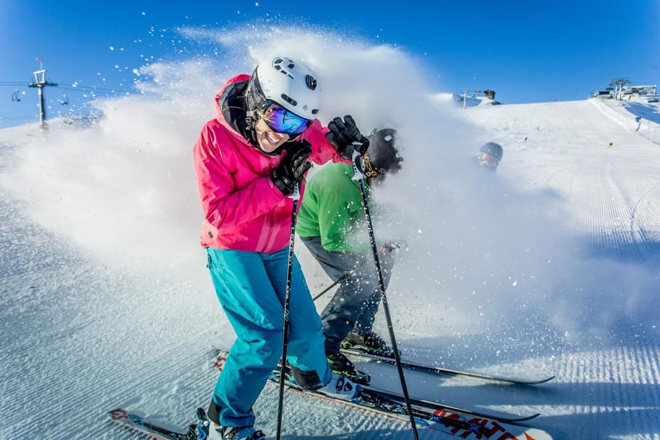 Winter, Skiing