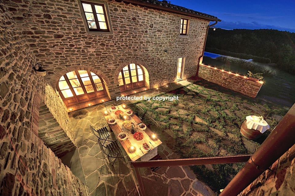 Luxury Stone Villa Salt Water Pool Villa in Tuscany